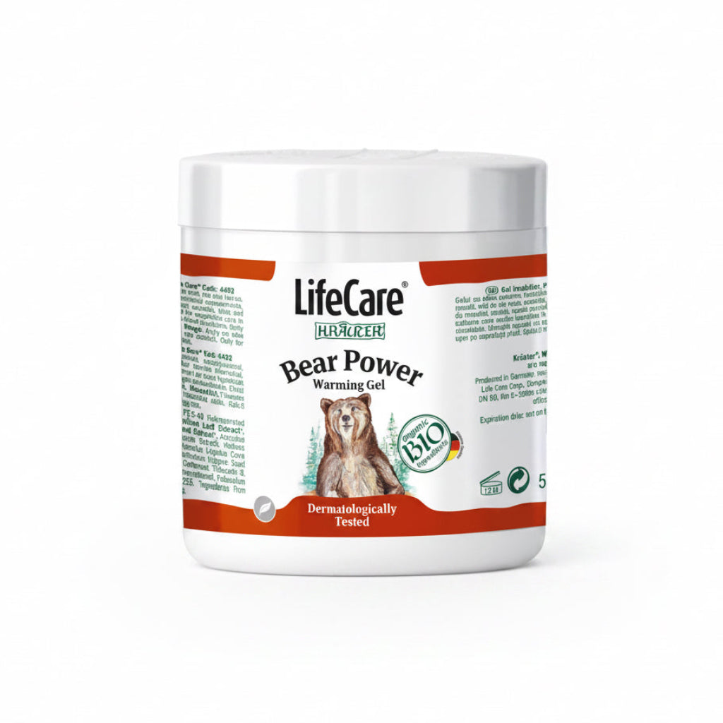 Wärmendes Gel Bear Power mit BIO-Kräutern