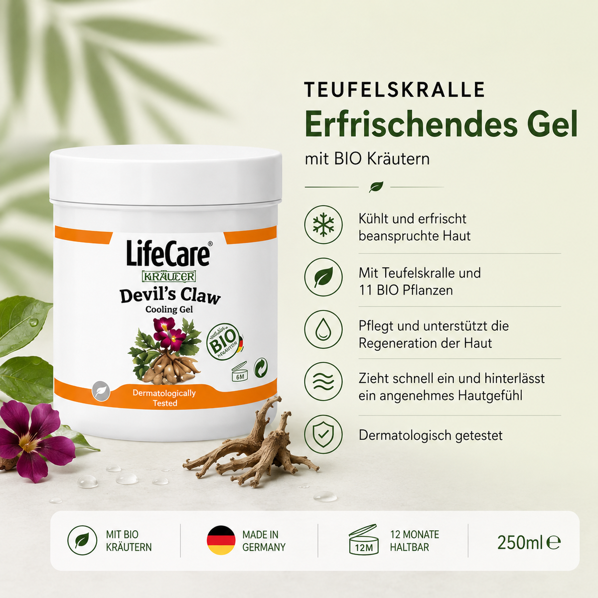 Life Care® Teufelskralle Cooling Gel 250 ml