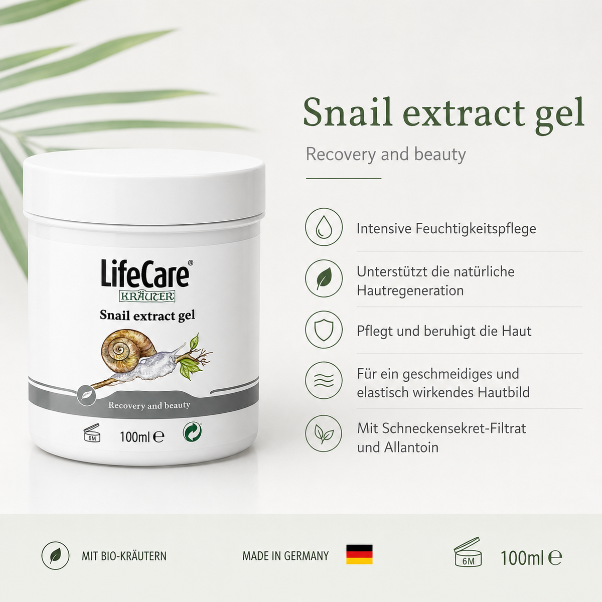 Life Care® Schneckenextrakt-Gel 100 ml