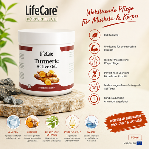 Aktiv-Gel mit rotem Kurkuma, 250 ml,Life Care®